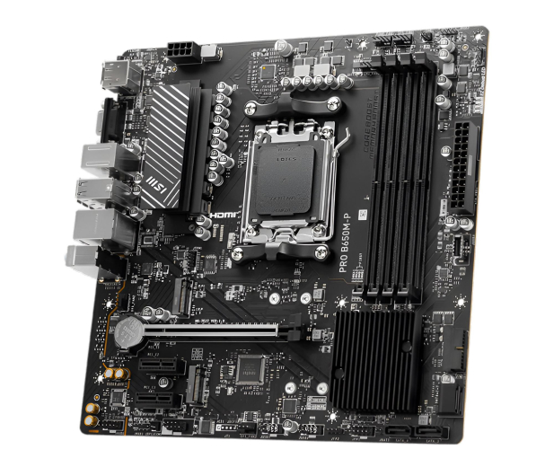 MSI Płyta główna PRO B650M-P AM5 4DDR5 HDMI/DP mATX - 1243712 - zdjęcie 3